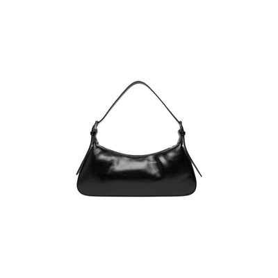 Love Moschino Borsa Donna Nera a Mano con Cerniera Tasca Interna - Borsa Poliuretano 29x11x6cm