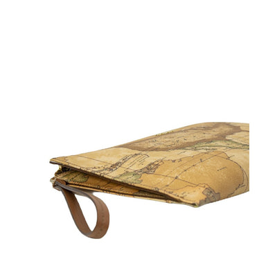 Alviero Martini Prima Classe Borsa Donna Beige con Cerniera - Borsa Cotone Ecopelle Poliestere Poliuretano