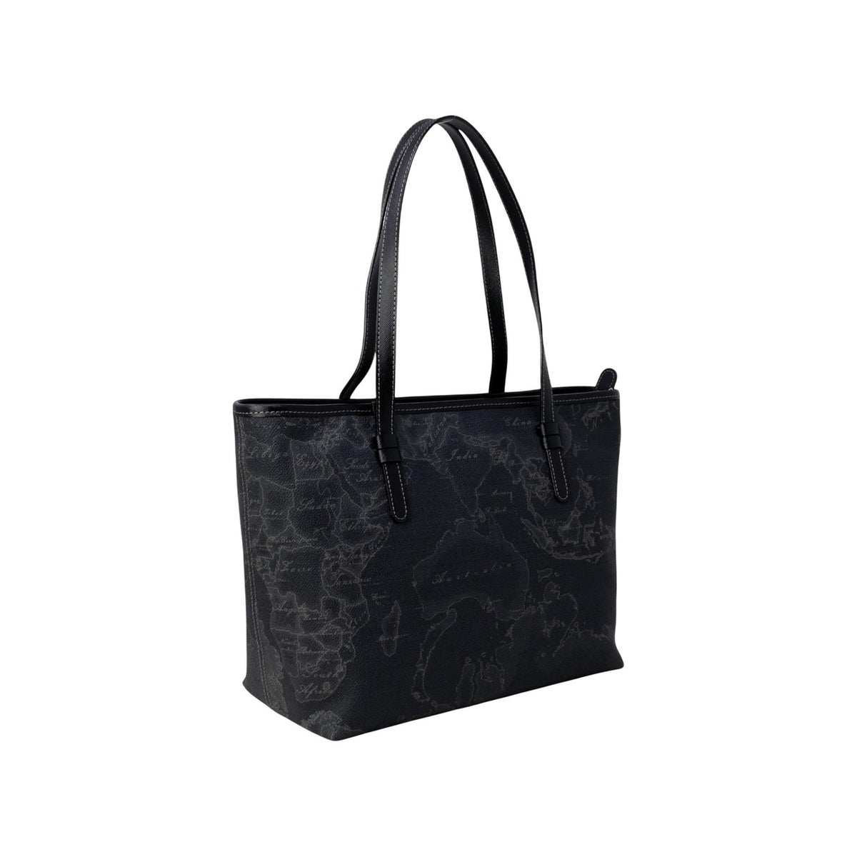 Borsa shopping nera donna Alviero Martini Prima Classe – Borsa spalla Geo Black con zip 01EC5D00664260001.