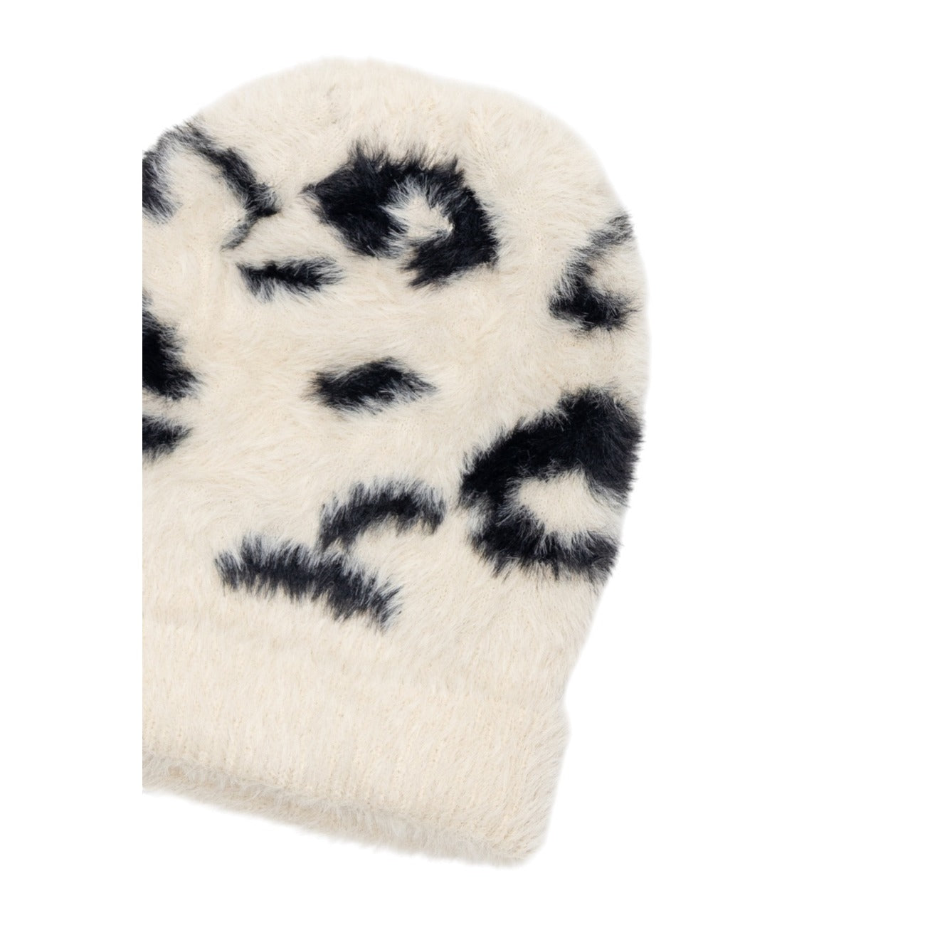 Only Cappello Donna Beige Leopardato - Cappello Poliestere Autunno Inverno