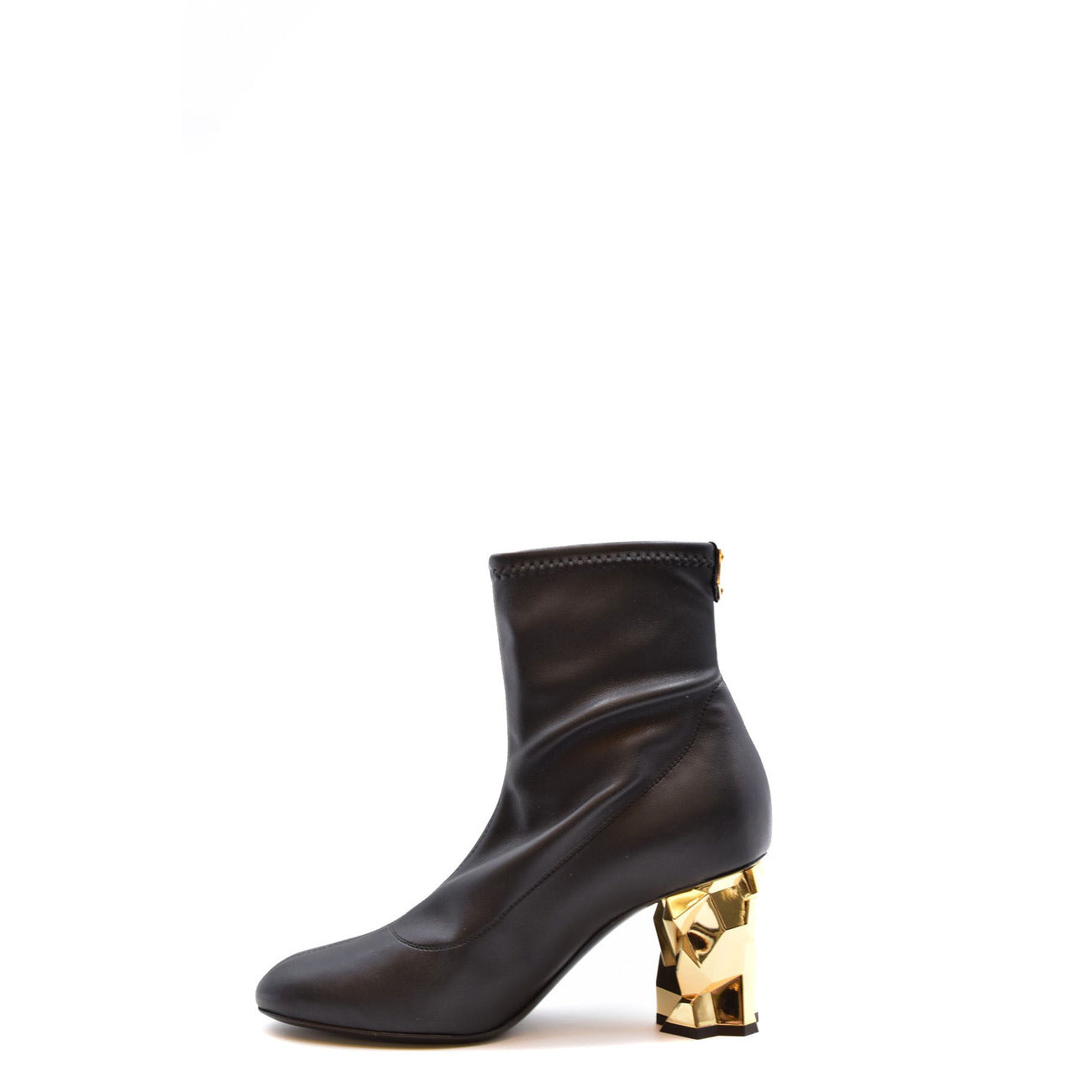 Giuseppe Zanotti Stivali Donna Neri con Tacco Largo Stivaletti in Pelle 100% Autunno/Inverno B_44055