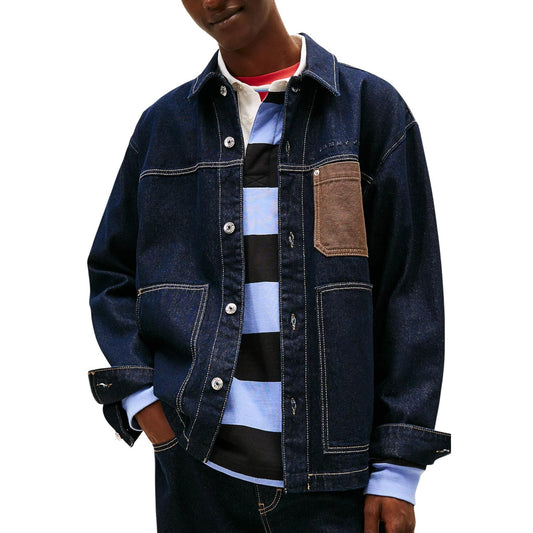 Tommy Hilfiger Jeans Giacca di Jeans relaxed fit in stile funzionale Uomo DM0DM22419