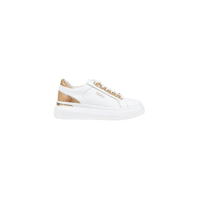 Alviero Martini Prima Classe Sneakers Donna Bianche con Lacci Plateau - Sneakers Poliuretano