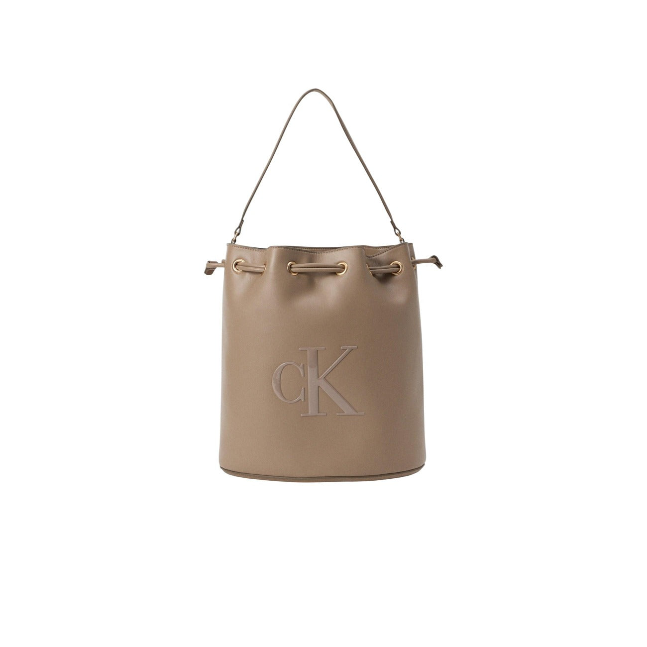 Calvin Klein Borsa Donna Bordeaux a Mano - Borsa con Lacci e Tasca Interna 33x35x12cm
