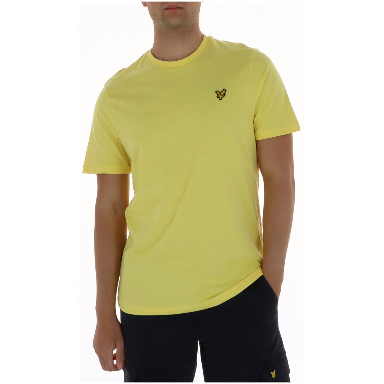 Lyle & Scott T-Shirt Uomo Marrone Manica Corta Scollo Tondo 100% Cotone Autunno/Inverno TS400VOG