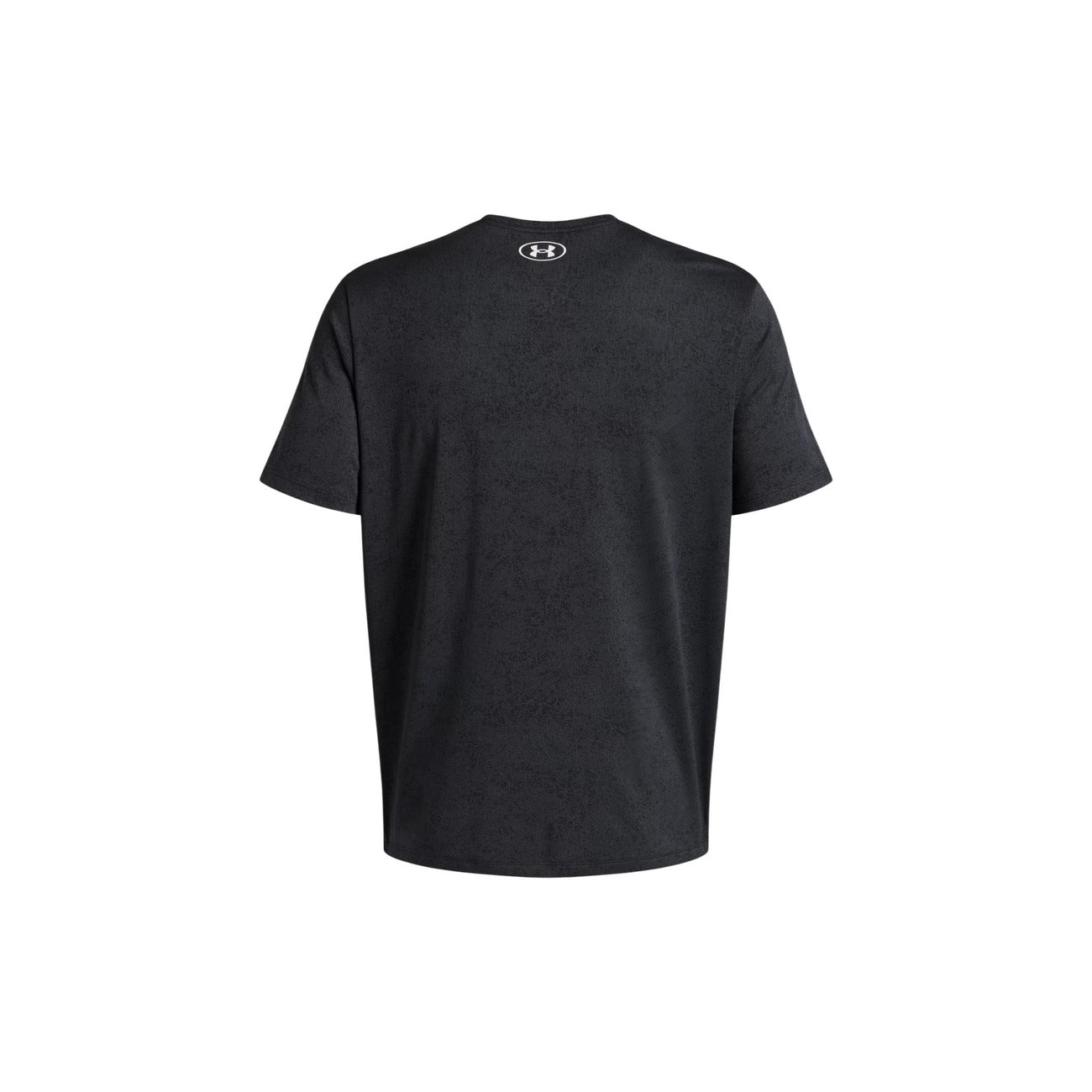 T-shirt Under Armour UA Tech™ Vent Jacquard uomo nera sportiva manica corta scollo tondo - vista posteriore stesa