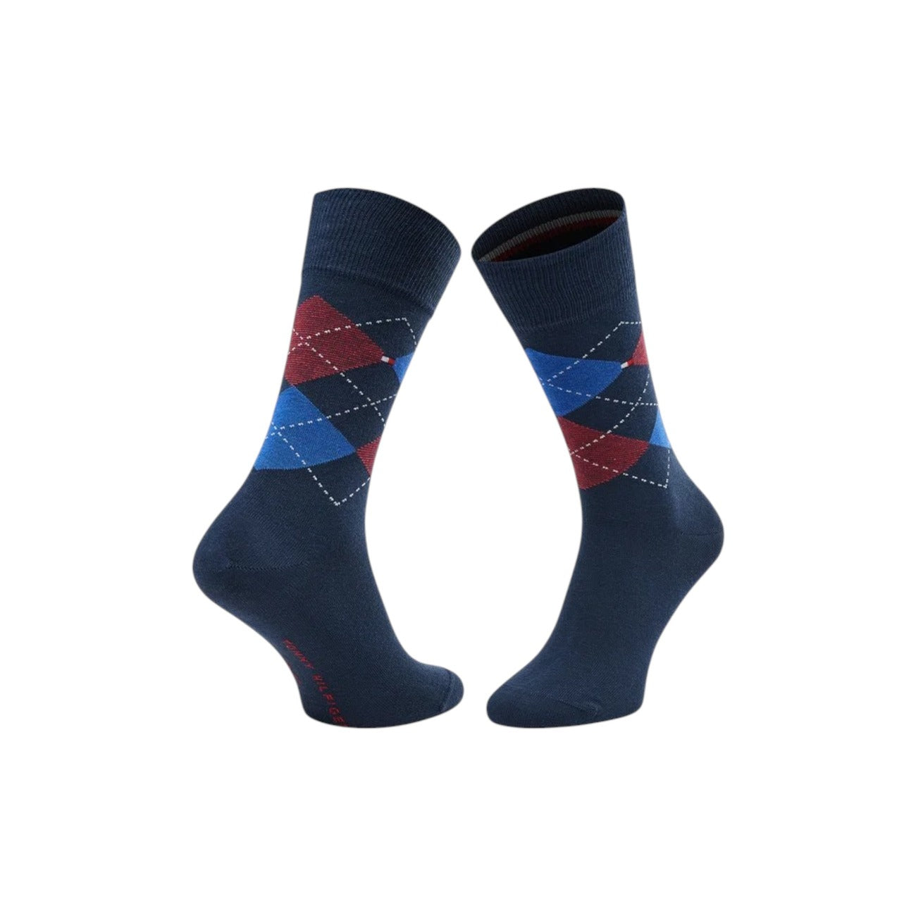 Tommy Hilfiger Calze Uomo Blu Monocromo 75% Cotone 23% Poliammide 2% Lycra Autunno/Inverno 100001495