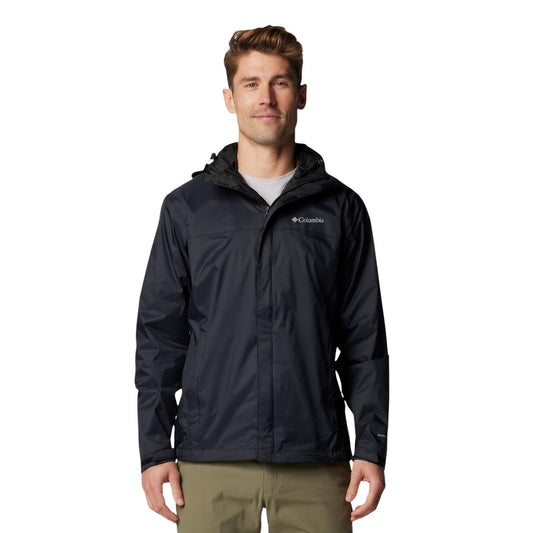 Columbia Rain Jacket Omni-Tech™; impermeabile, traspirante, termosaldato, packable. La protezione totale e leggera per outdoor e città. Colore nero 