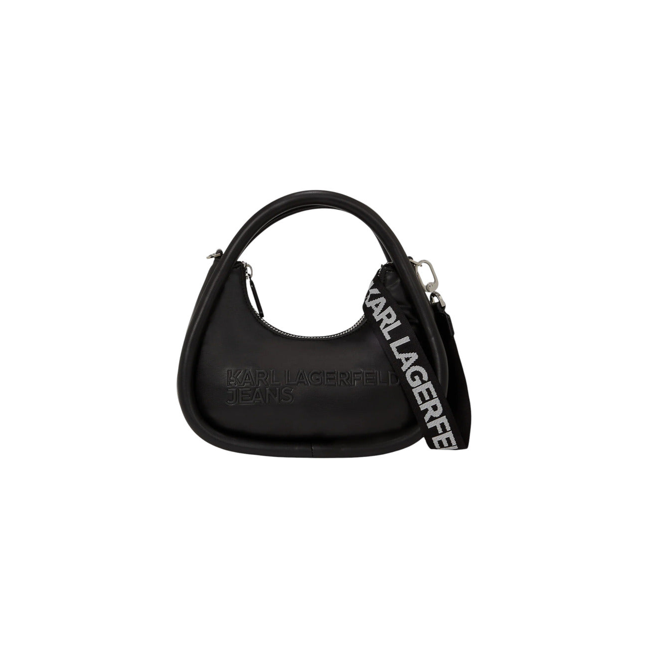 Karl Lagerfeld Jeans Women's Handbag and Shoulder Bag in Black - Iconic Parisian Style