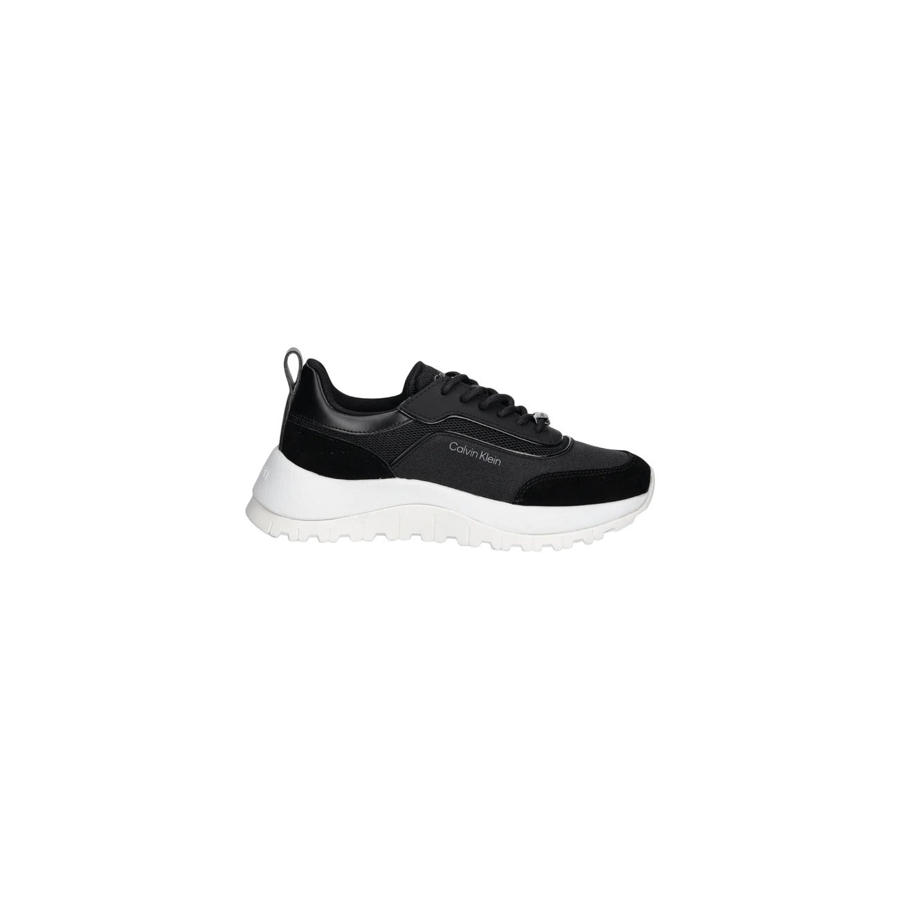 Calvin Klein Sneakers Donna Nero Lacci Pelle 100% Sportive Basse Autunno Inverno HW0HW02487