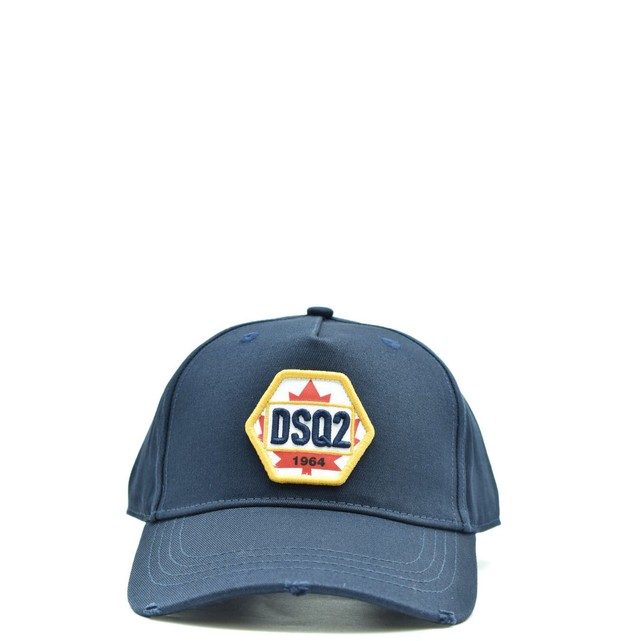 Dsquared2 Cappello Uomo Blu Stampa Cotone 100% Autunno Inverno V_26072