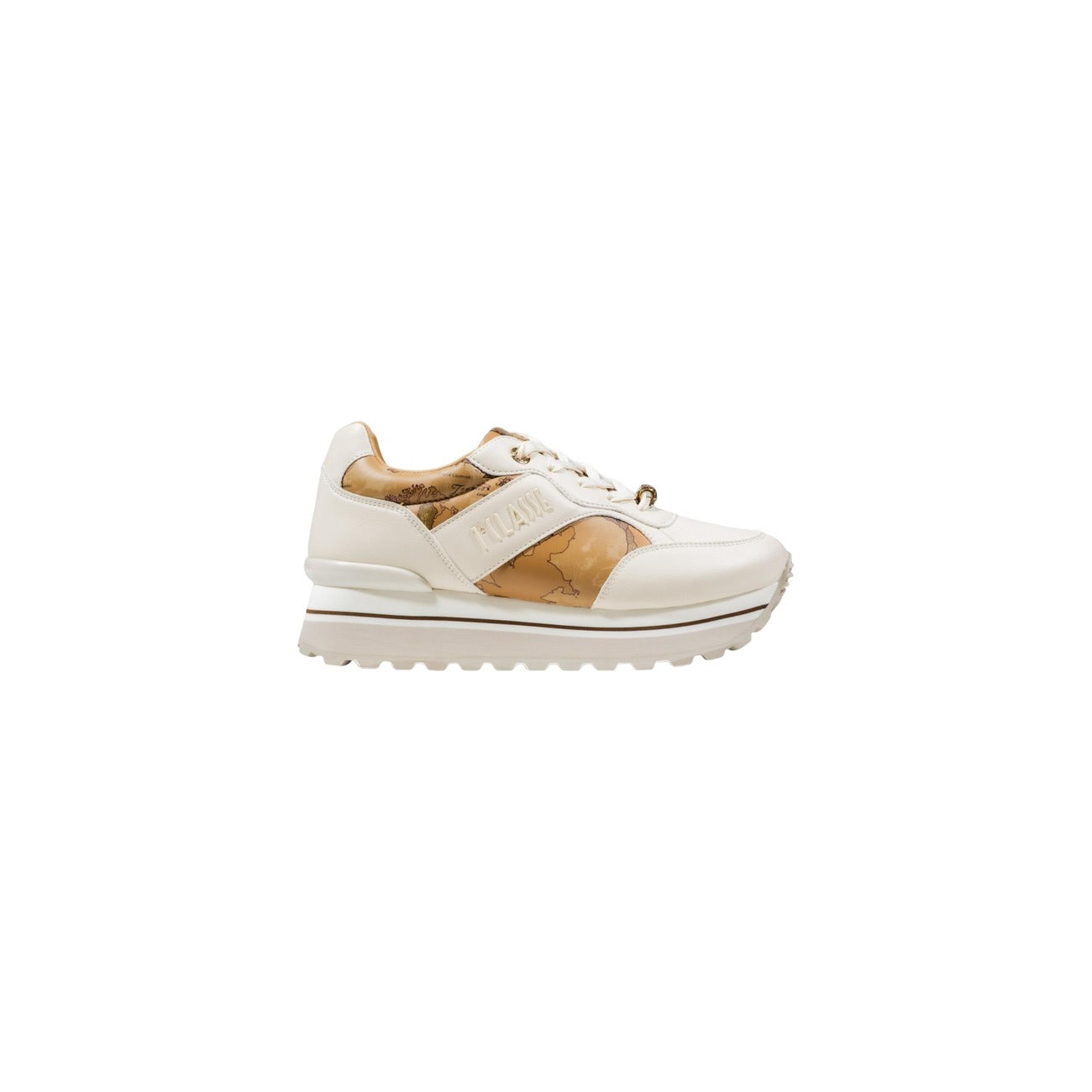 Sneakers Donna Alviero Martini Prima Classe Bianche con Stampa Geo - N 2292 0289
