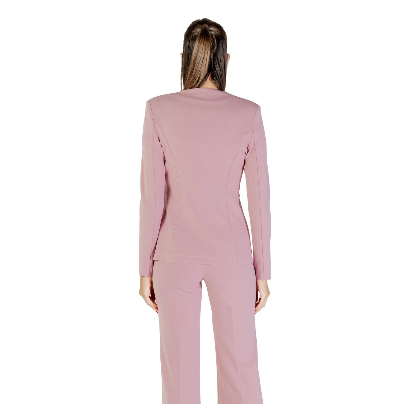 Rinascimento Giacca Donna Rosa Bottone Maniche Lunghe Strass 96% Poliestere 4% Elastan Autunno/Inverno CFC0125518