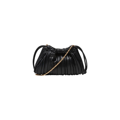 Calvin Klein Borsa Donna Nero Tracolla Lacci Tasca Interna Poliuretano 100% Autunno Inverno LV04F3077G
