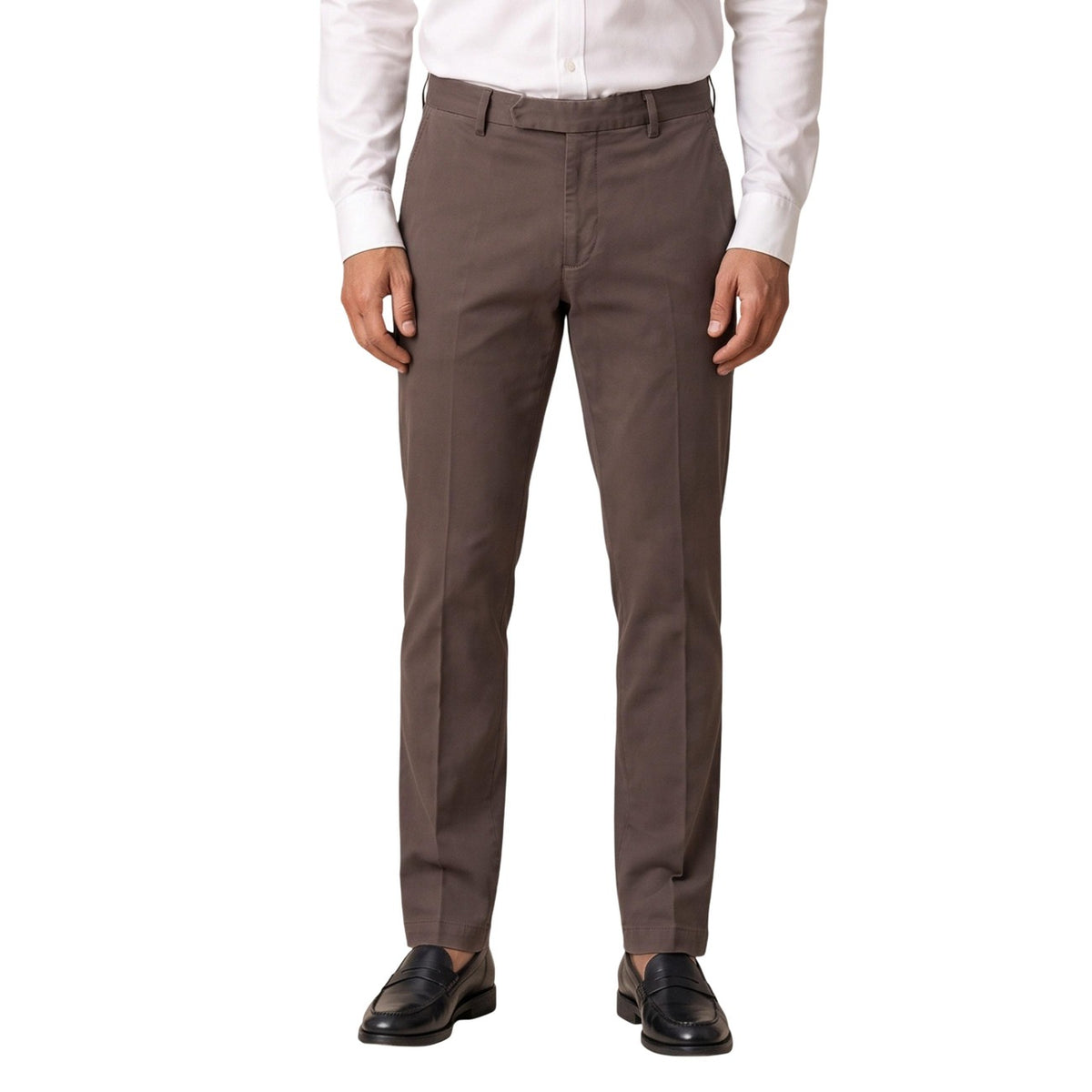 Pantaloni chino uomo Borghese Cornelio – Pantaloni eleganti slim fit in cotone e Tencel 5WPAW231DS 02LY010.
