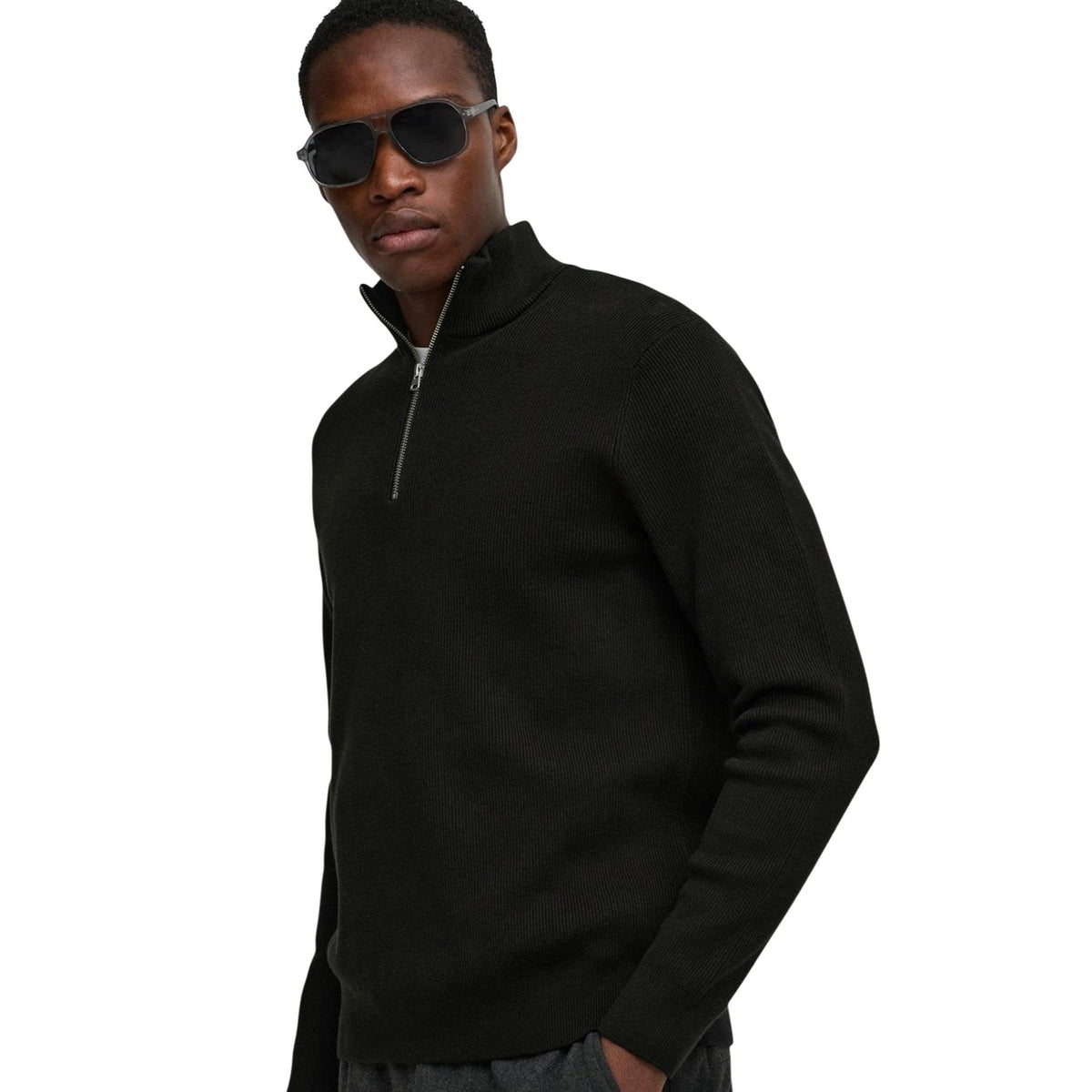 Pullover uomo Only & Sons – Maglia collo alto con mezza zip 22023210.