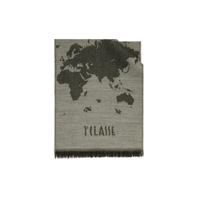 Alviero Martini Prima Classe Sciarpa Donna Grigia con Stampa - Sciarpa Invernale 180x33cm