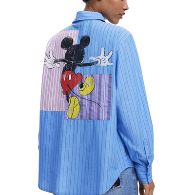 Desigual Mickey Mouse Camicia manica lunga Donna