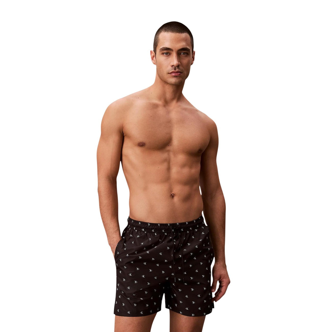 Calvin Klein Jeans Costume boxer Uomo MEDIUM DRAWSTRING COVERED WAISTB