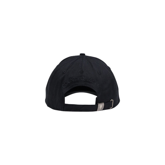 County Of Milan Men's Black Hat - Autumn Winter Cotton Hat
