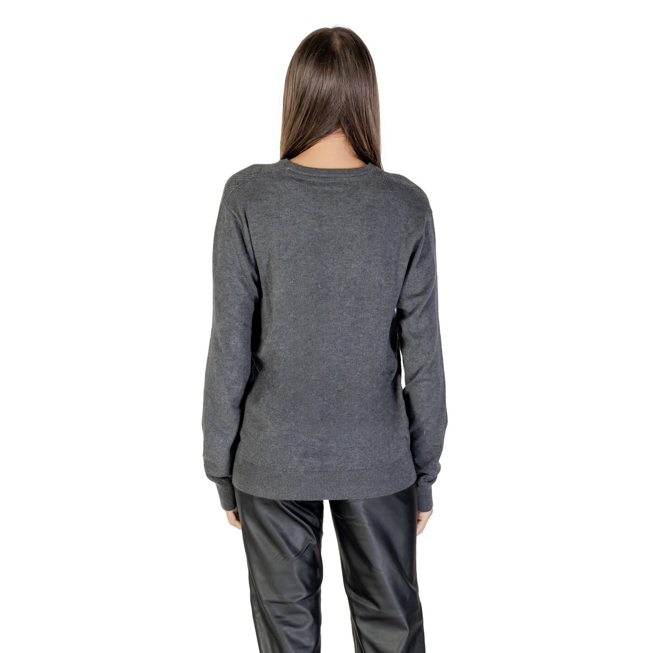 Guess Maglia Donna Grigia in 55% Altre Fibre 20% Lana 25% Poliammide a Manica Lunga con Scollo Tondo M5BR08 Z0432
