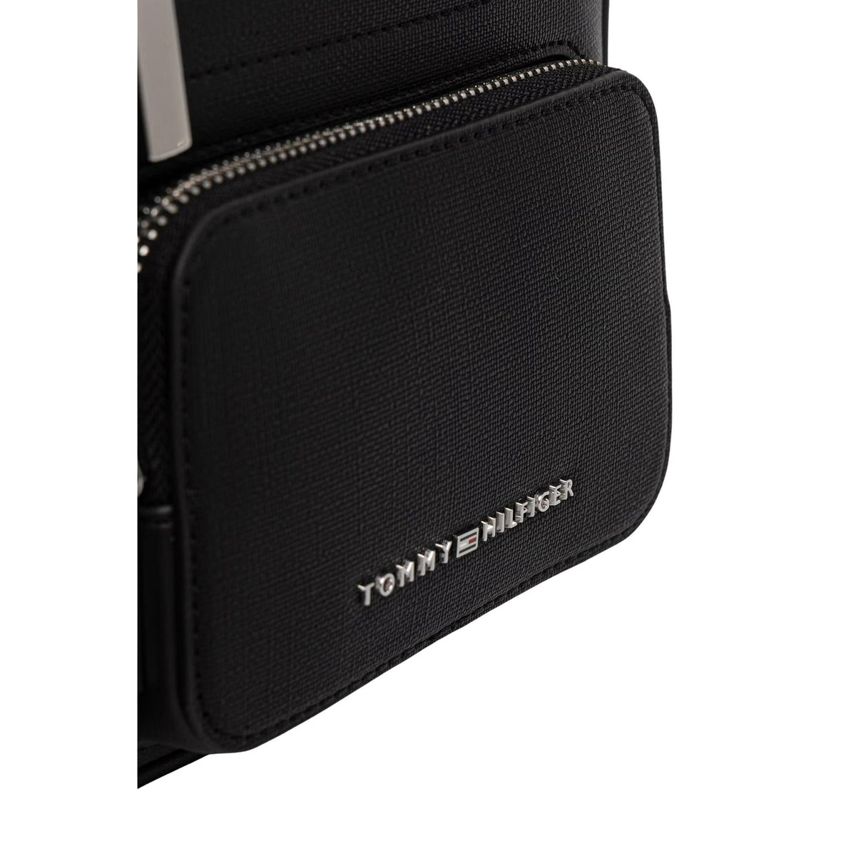 Pochette borsa a mano uomo Tommy Hilfiger nera – Borsa da polso ecopelle AM0AM14482BDS.