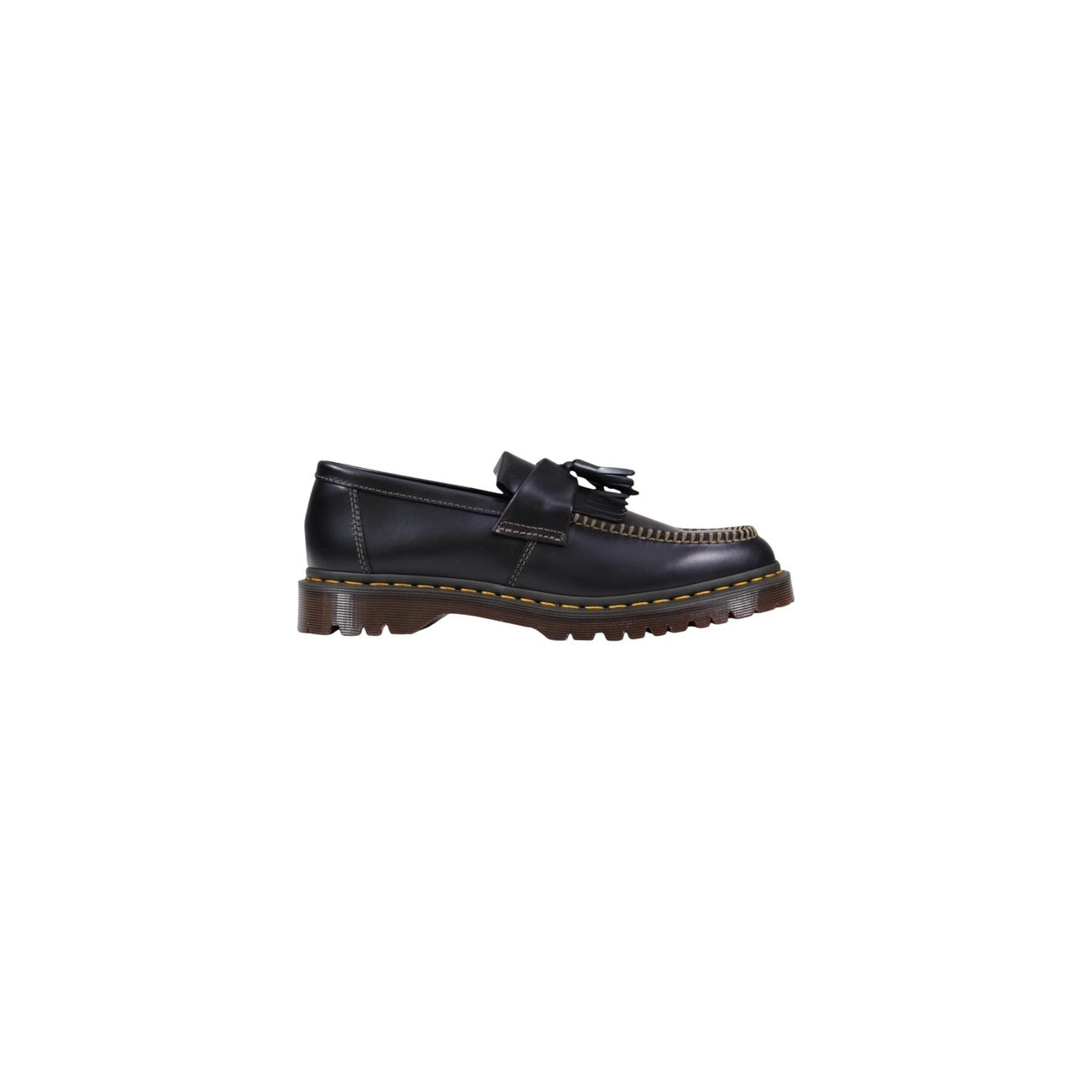 Mocassini Dr. Martens uomo neri scarpe basse 100% pelle - vista laterale
