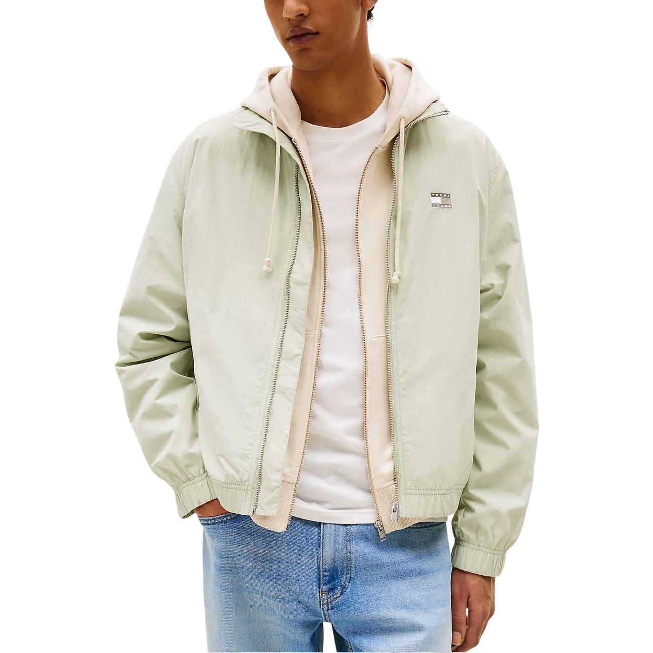 Tommy Hilfiger Jeans Men's Blue Zip-Up Jacket DM0DM21929