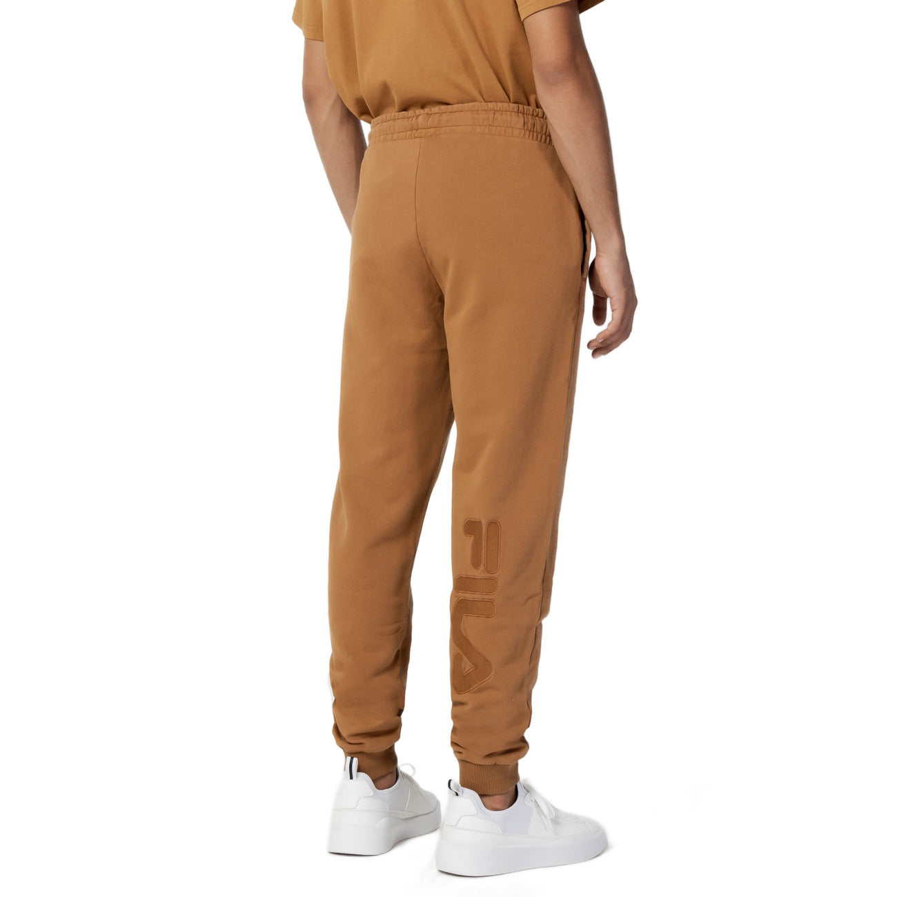 Pantaloni Sportivi Uomo Fila Marroni 100% Cotone - Stile Casual