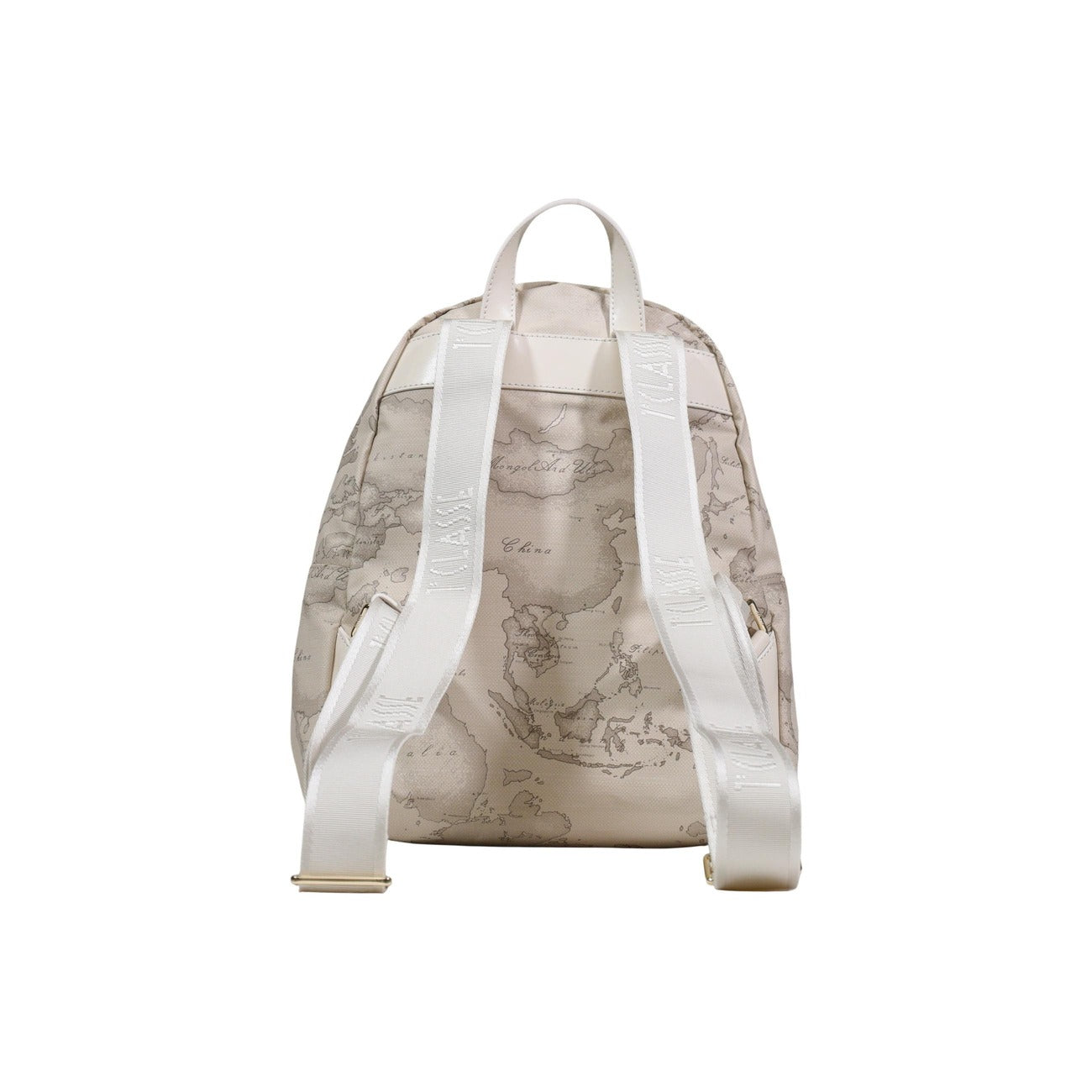 Zaino Alviero Martini Prima Classe. Un accessorio iconico dal design funzionale con spallacci regolabili e scomparti organizzati. Lo stile distintivo del marchio italiano unito alla praticità quotidiana per la primavera/estate. Vista posteriore 