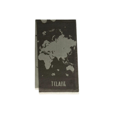 Alviero Martini Prima Classe Sciarpa Donna Grigia con Stampa - Sciarpa Modal Viscosa 180x54cm