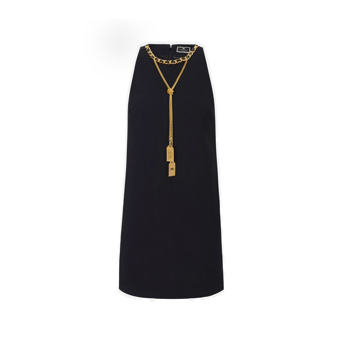 Elisabetta Franchi Blusa Donna Nero Cerniera Scollo Tondo 95% Poliestere 5% Elastan B_44708