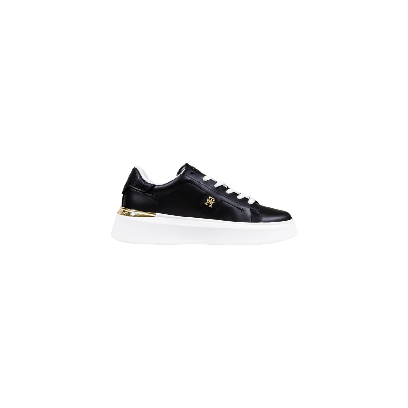 Tommy Hilfiger Sneakers Donna Nere con Lacci - Sneakers Pelle Basse Sportive