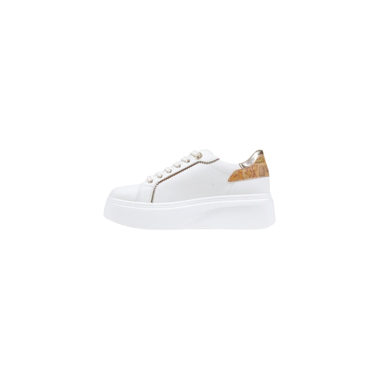 Alviero Martini Prima Classe Sneakers Donna Bianche con Lacci - Sneakers Sportive Poliuretano
