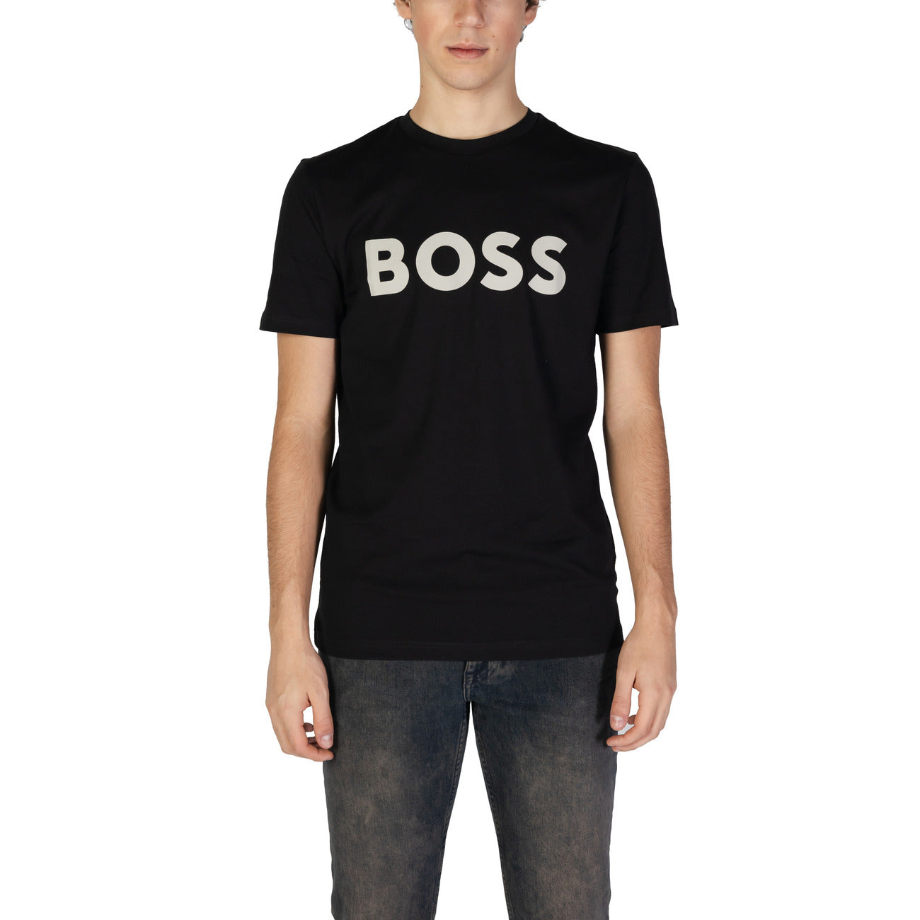 Boss T-Shirt con stampa THINKING Uomo Manica Corta 50481923
