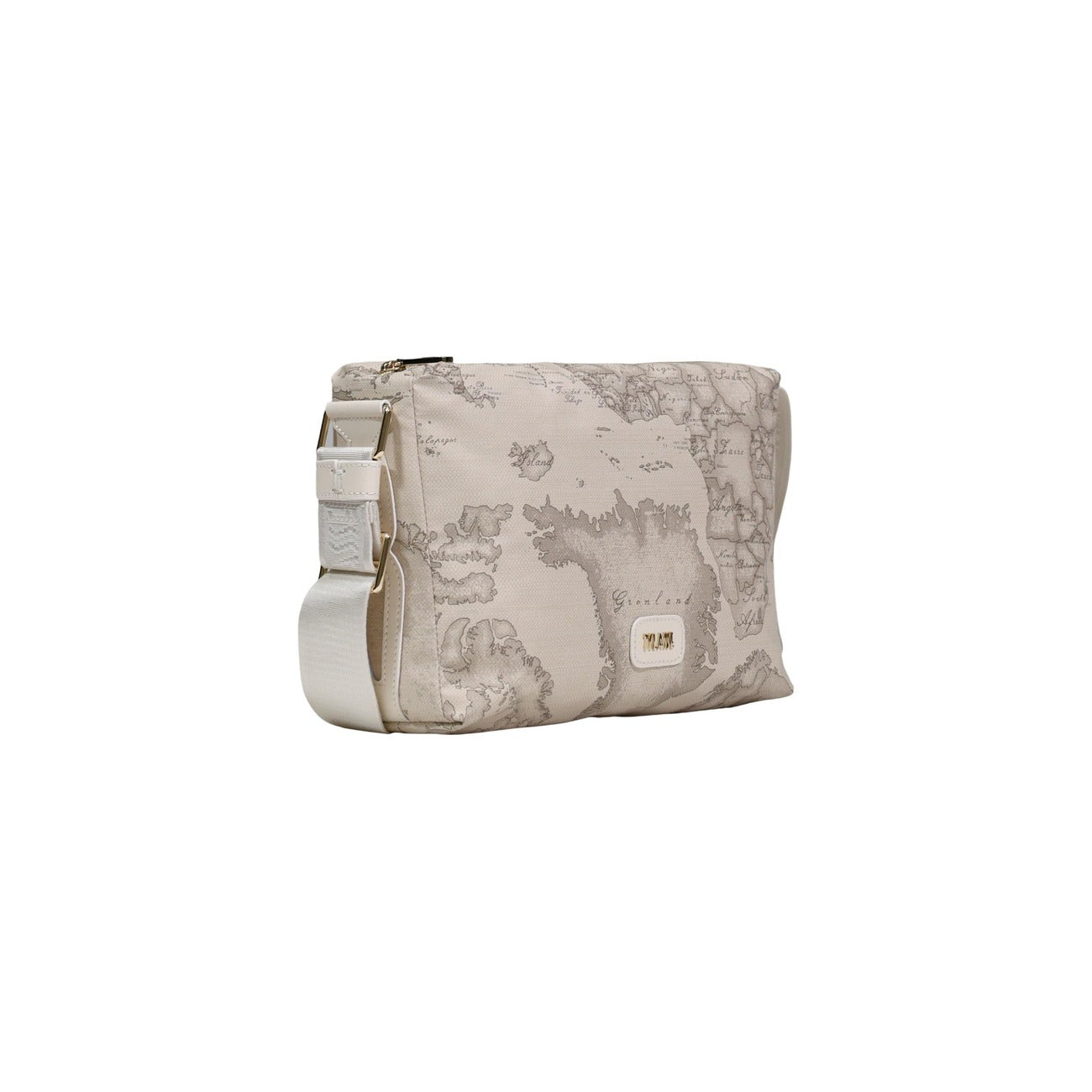 Borsa Alviero Martini Geo Classic; tracolla regolabile, design compatto, placchetta logo. L'accessorio "signature" per uno stile raffinato in ogni occasione. Vista laterale 