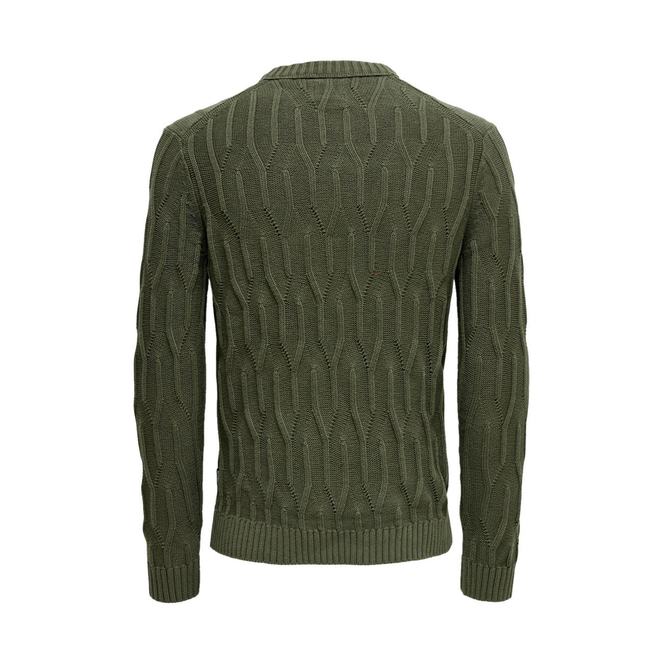 Only & Sons Maglia Uomo Verde Manica Lunga Cotone 100% Autunno Inverno 22023219