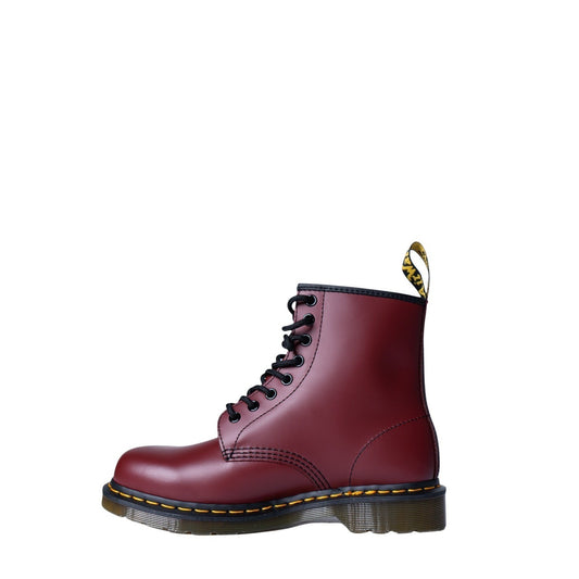 Dr. Martens Stivali Donna Bordeaux con Punta Tonda in Pelle 100% Autunno/Inverno 11822600