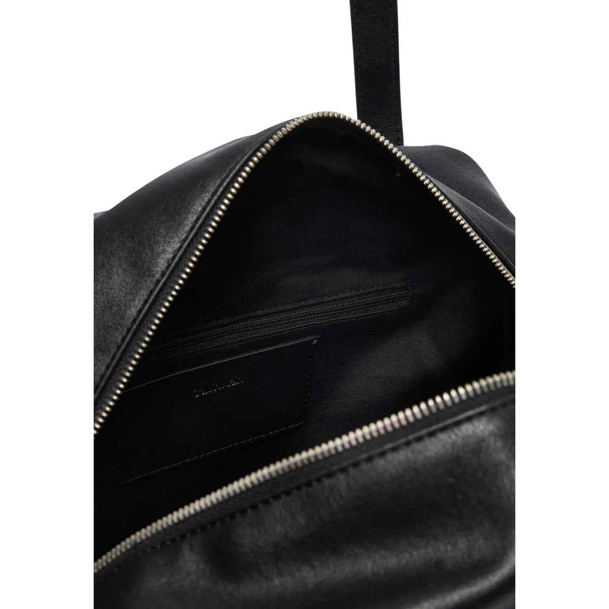 Borsa tote nero donna Calvin Klein – Shopping bag Pockets Monologo con zip LV04F3689G.
