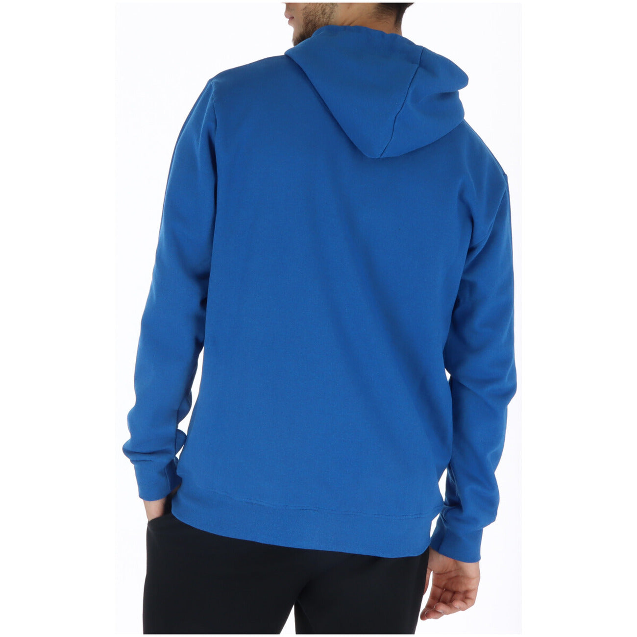 U.s. Golf Club Felpa Cappuccio Uomo Azzurra Cerniera Maniche Lunghe Tasche Anteriori Cotone 80% Poliestere 20% F441433