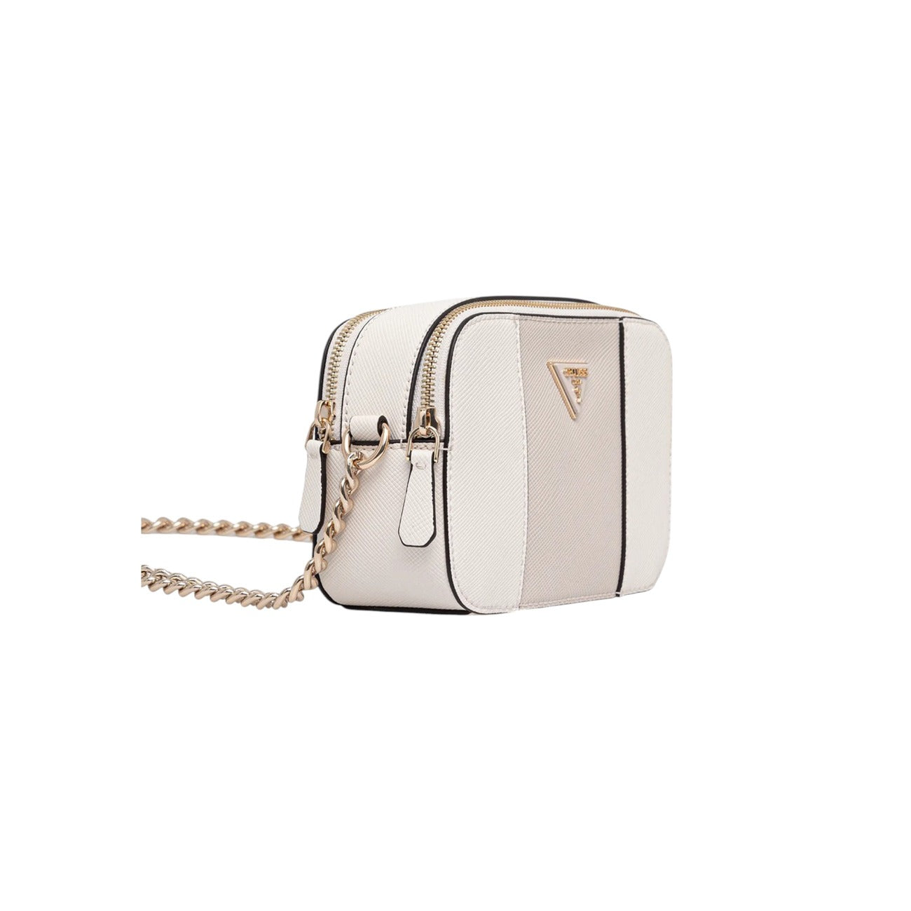 Guess Borsa Donna Bianca a Tracolla - Borsa con Cerniera 20x13x7cm Poliuretano