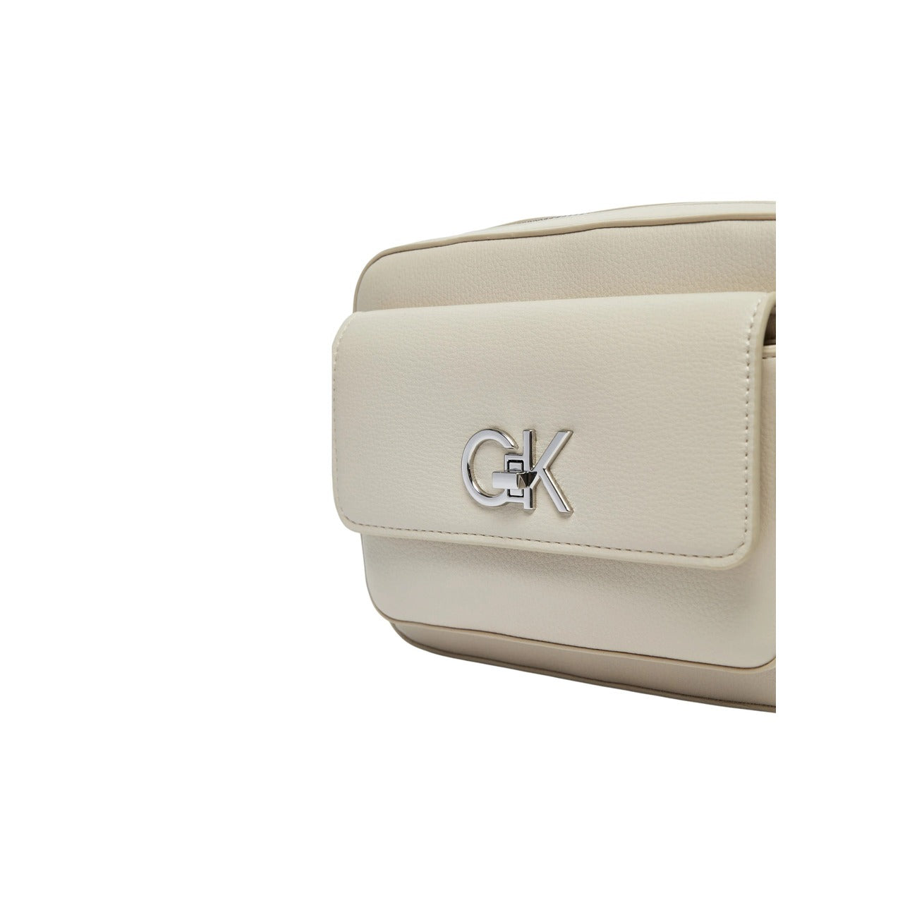 Calvin Klein Borsa Donna Grigia con Cerniera - Borsa Tasche Interne ed Esterne