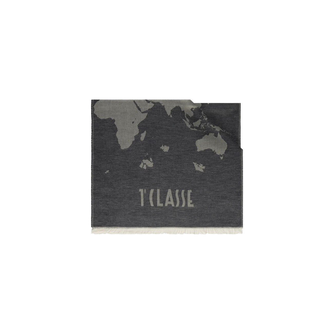 Alviero Martini Prima Classe Sciarpa Donna Grigia con Stampa - Sciarpa Modal Viscosa 180x54cm