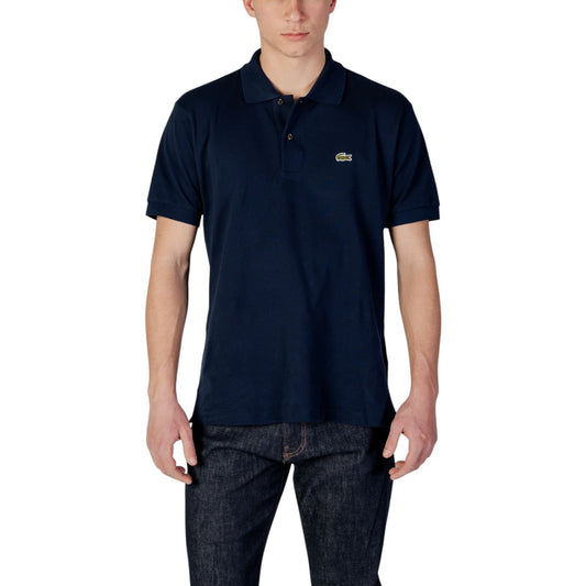 Lacoste Polo Uomo Blu Bottoni Colletto Polo Scollo Tondo Maniche Corte 100% Cotone Primavera/Estate WH7_16060800128_DARK_BLUE
