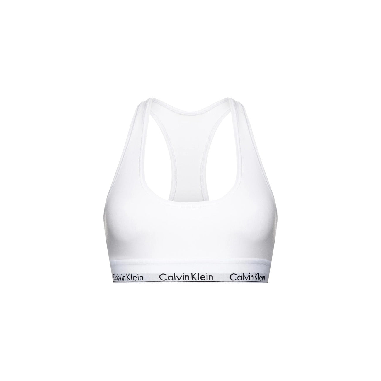 Calvin Klein Underwear Reggiseno Donna Nero Smanicato 53% Cotone 35% Modal 12% Elastan F3785E