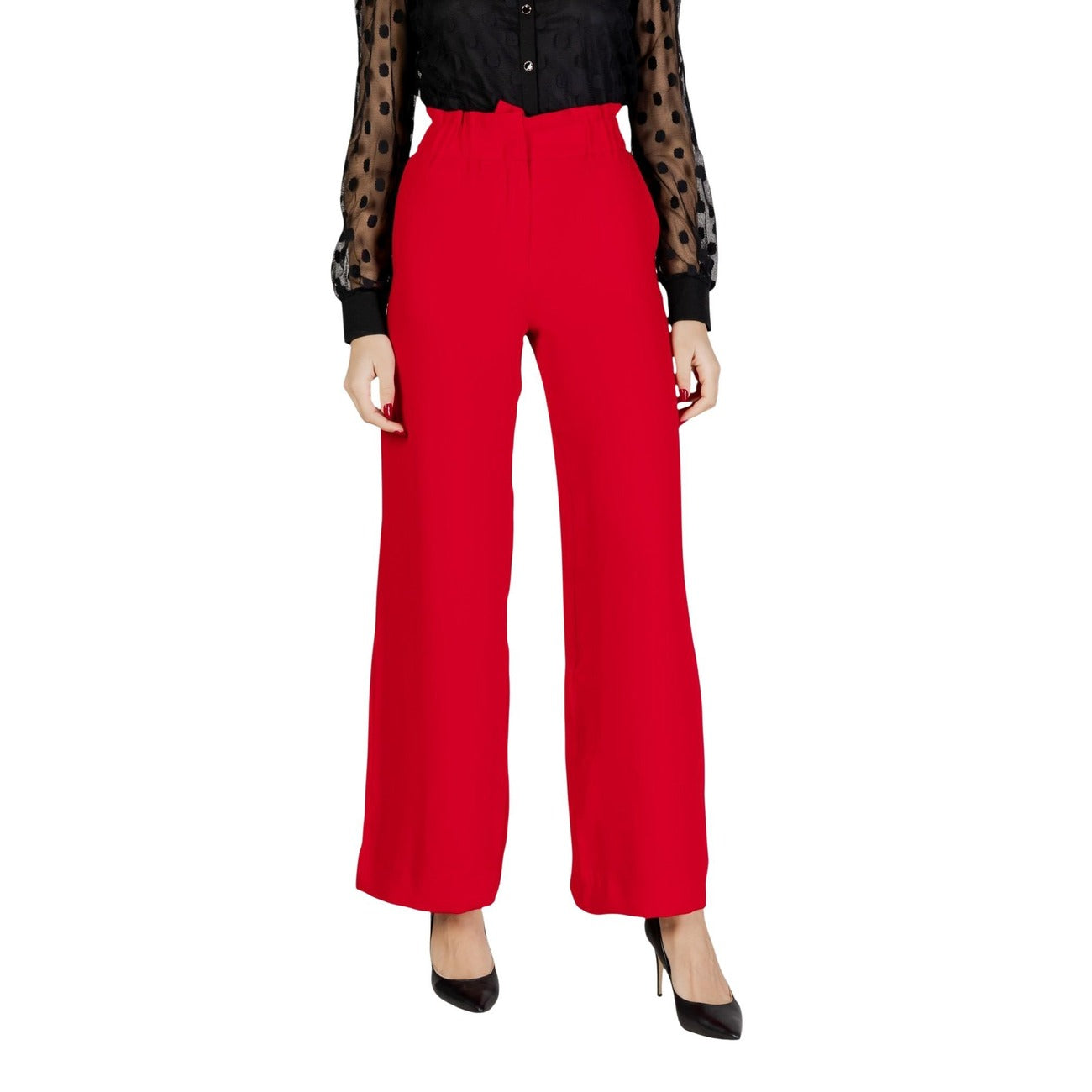 Morgan De Toi Pantaloni a palazzo vita alta Donna 242-PBIRD