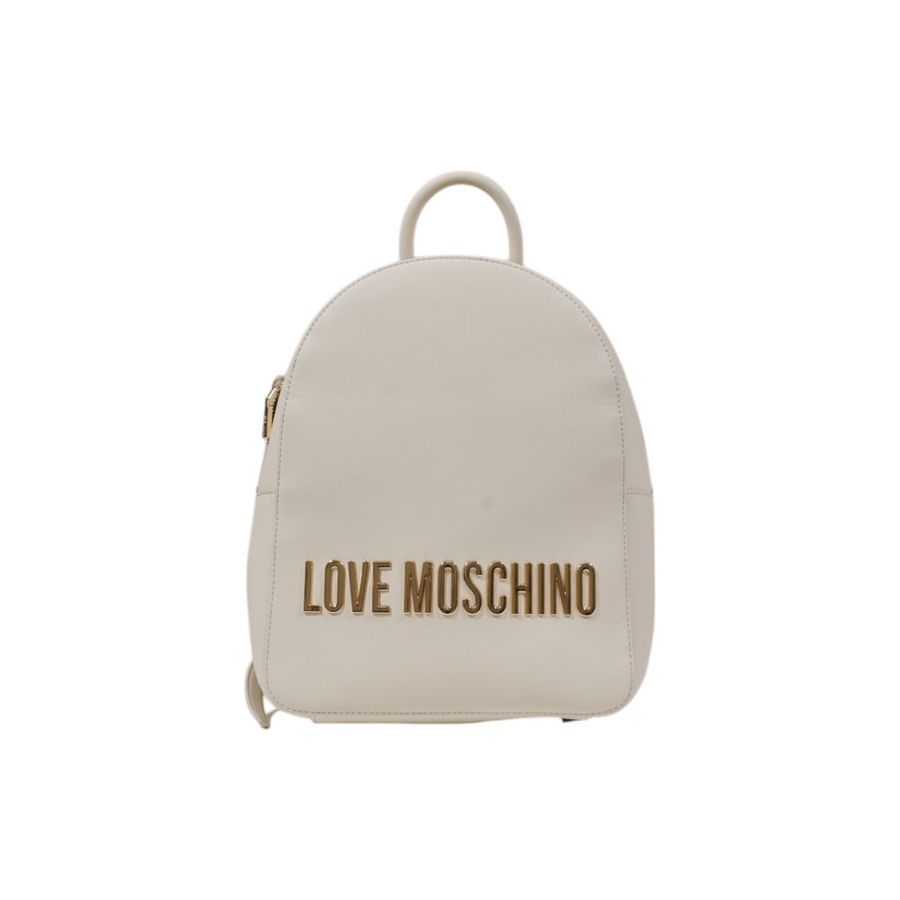 Love Moschino Zaino Donna Beige in Poliuretano 100% con Cerniera Monocromo Primavera/Estate JC4193PP1M
