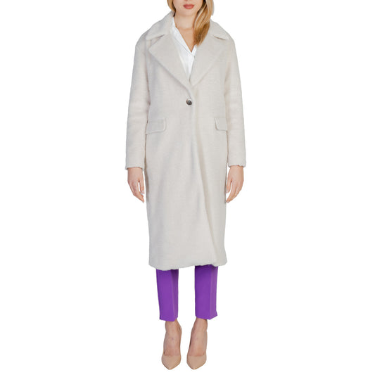 Sol Wears Women Cappotto Donna Beige Autunno Inverno MD287
