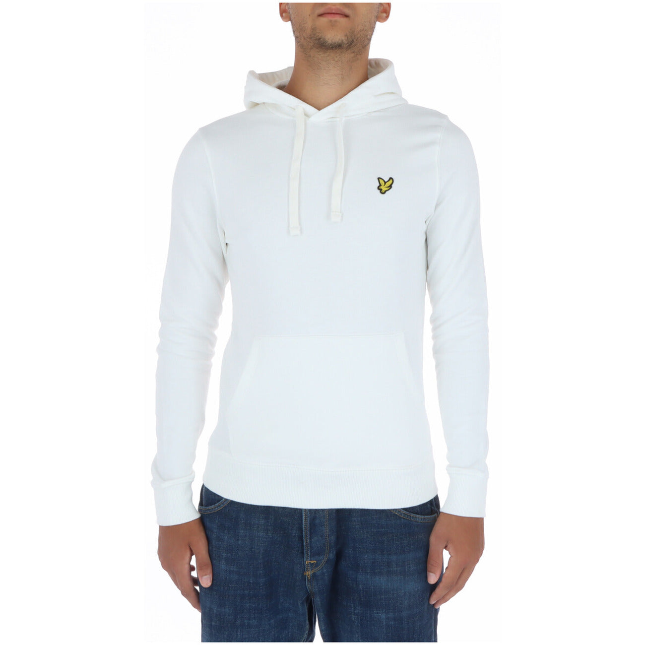 Lyle & Scott Felpa Uomo Verde con Cappuccio Maniche Lunghe Tasche Anteriori in Cotone 100% Autunno/Inverno ML416VOG