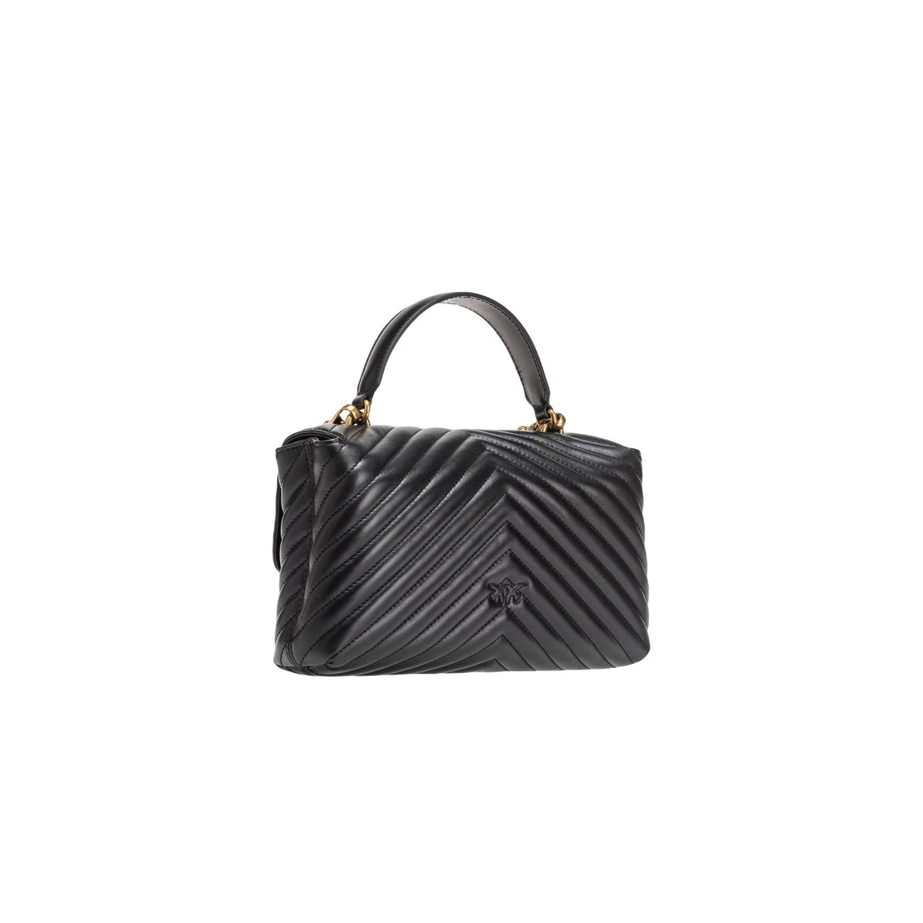 Borsa Pinko donna nera con tasca interna - vista posteriore retro
